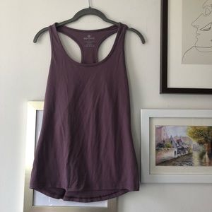 Purple racer back tank